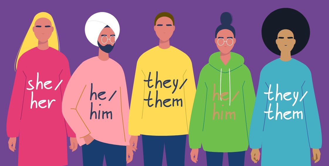 gender neutral group of people