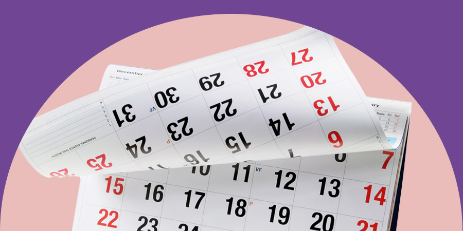 Calendar for Open Enrollment