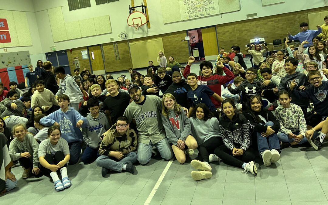 Building Resilience and Chasing Impossible Dreams at Cascade Elementary School with Motivational Youth Speaker Eddie Cortes