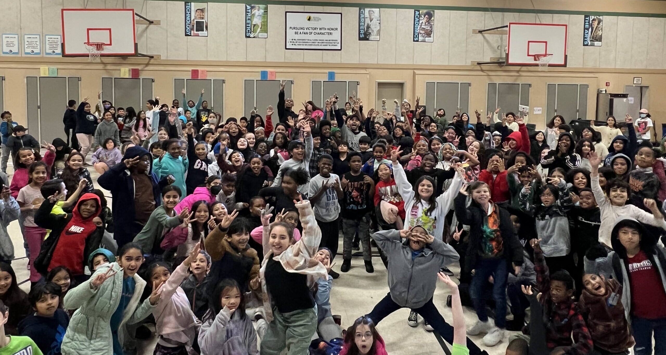 Eddie Cortes, Motivational Youth Speaker, at Natomas Park Elementary School,  CA