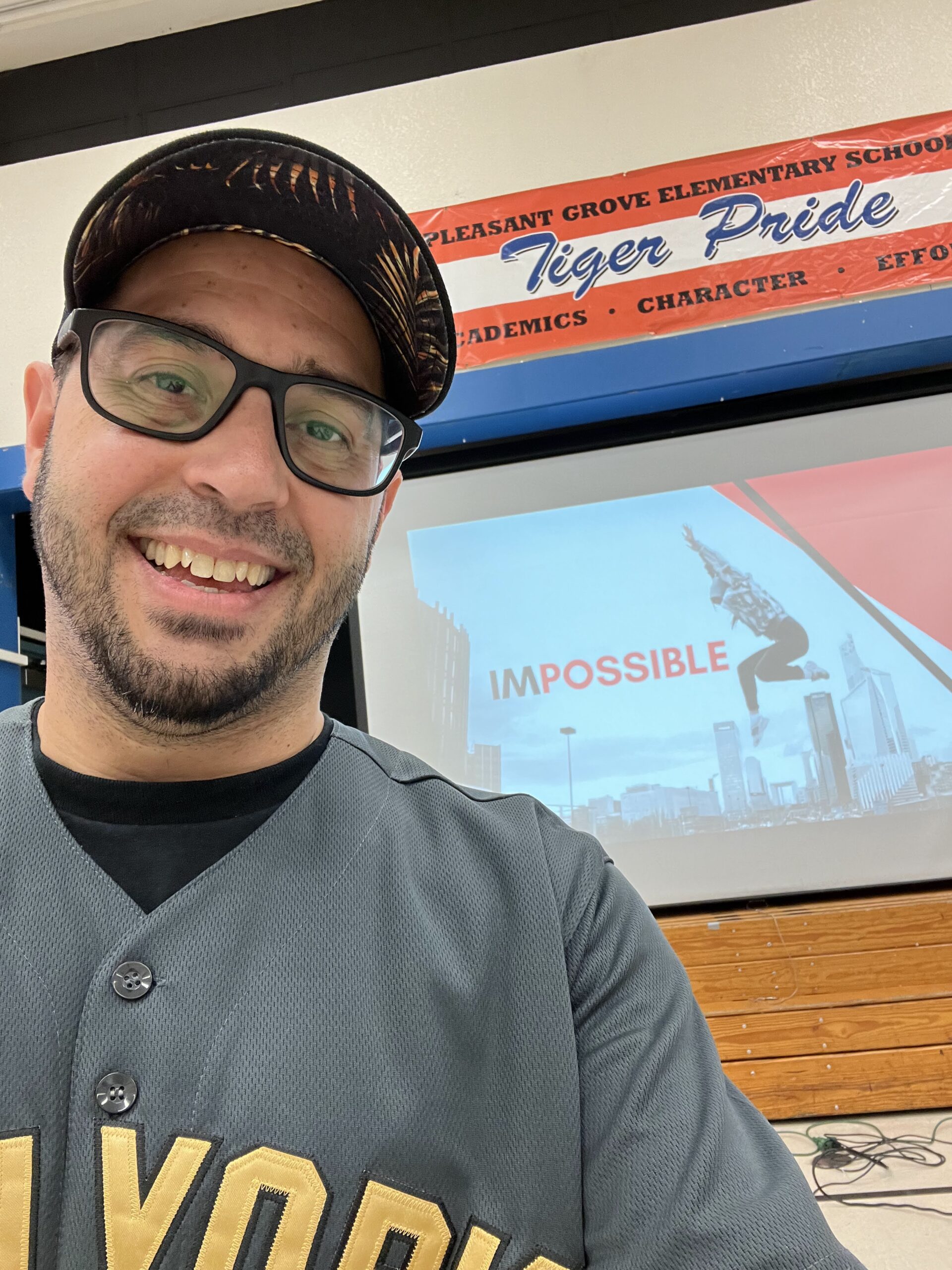 Motivational Youth Speaker Eddie Cortes at Pleasant Grove Elementary School, Elk Grove, CA