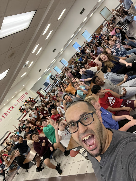Middle School Assembly with Motivational Youth Speaker Eddie Cortes in Boaz Middle Schoo, Boaz, AL