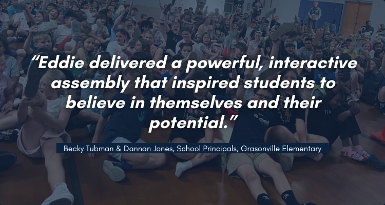 Resilience Tour Across Queen Anne’s County Schools in Maryland with Top Youth Speaker Eddie Cortés