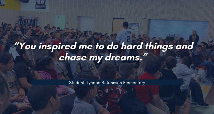 BIG Dreams and BIG Tests Require BIG Resilience in Elsa, TX with Youth Motivational Speaker Eddie Cortés