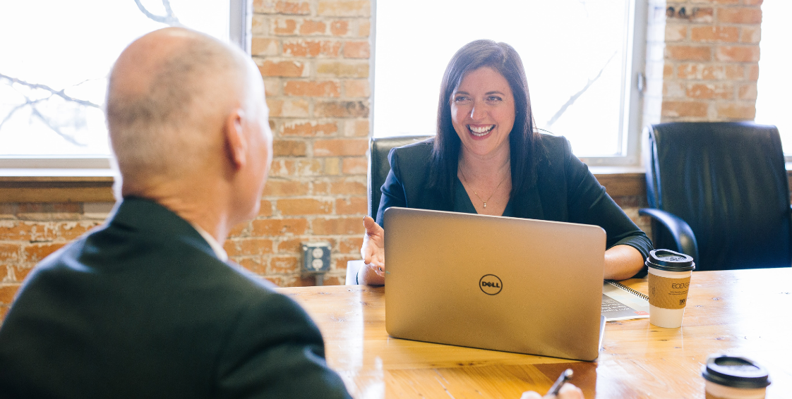 woman in meeting